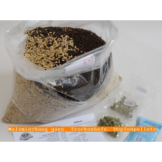 Amber Ambar, Mash Recipe, yields 20 liter